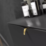 Oristo Szafka pod umywalkę 60 cm SIENA czarny mat