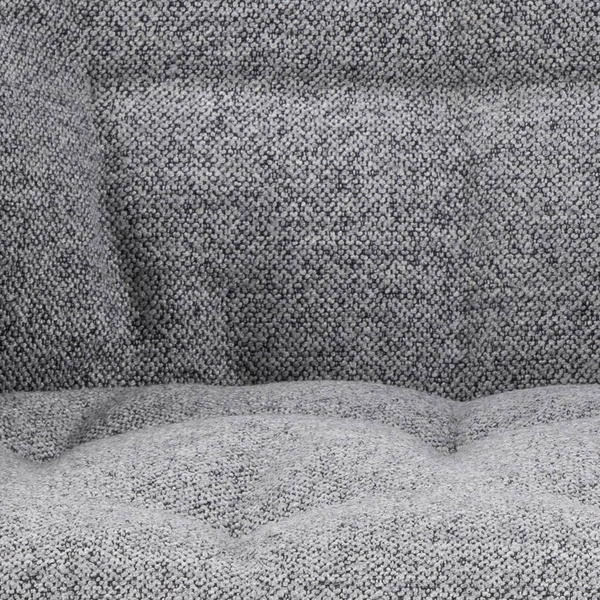 Brooke szary fotel na metalowych nogach