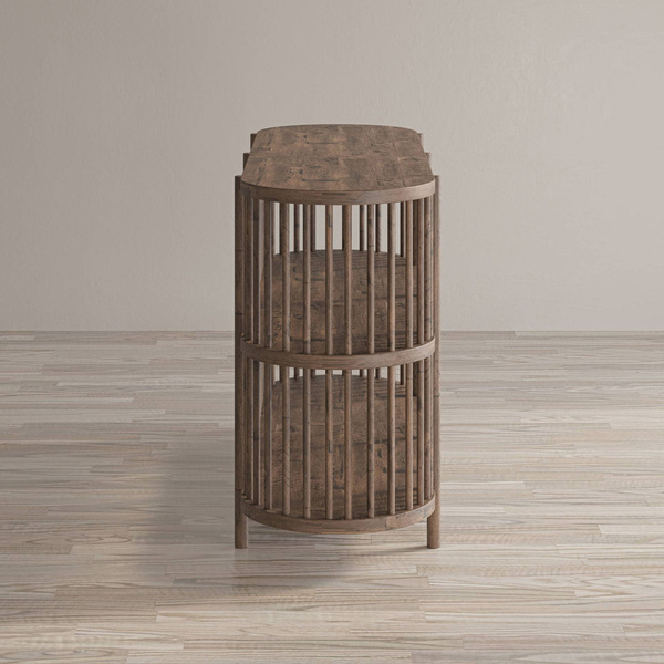 Jasnobrązowa komoda drewniana Avola AV2185-54