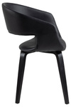Actona Krzesło Z Podłokietnikiem Nova Czarne