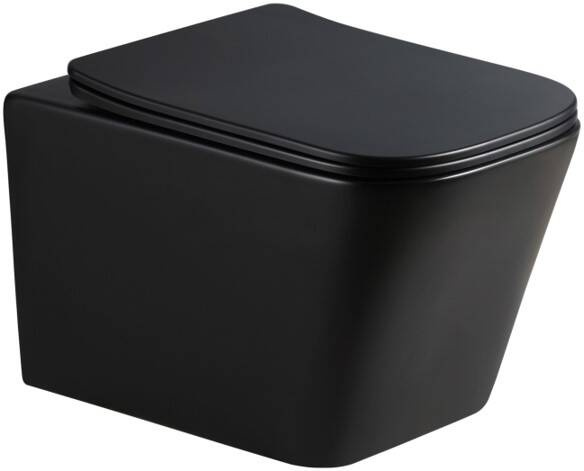 Misa WC Wisząca WALL HUNG TOILET BLACK