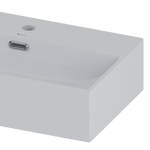 Umywalka Ceramiczna Nablatowa Apolis 60 cm Biały Połysk