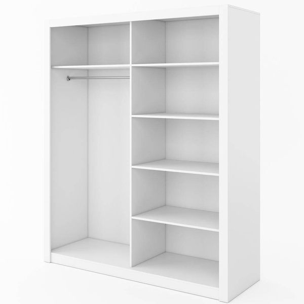 IDEA ID-02 - Szafa Przesuwna 2-drzwiowa Biała