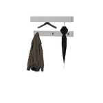 SIMPLY SM-06 - Wieszak Poziomy Szary Mat