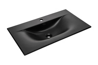 Umywalka Meblowa Ceramiczna 80 cm SKY 1 BLACK MATT 80 E-8099-80 Czarny Mat