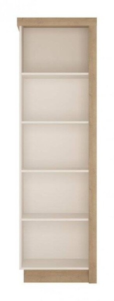 Lyon LYOR01L - Regał Dąb Riviera Jasny/Biały