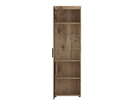 Grano GRNV01L – Witryna 1-drzwiowa Dąb Viking/Szary Kosmos