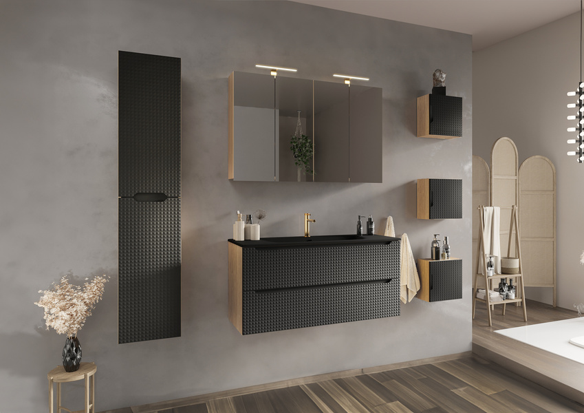 Szafka Górna 35x35 cm LUXOR BLACK