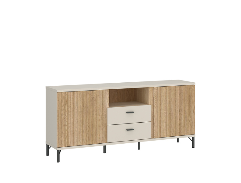 Mosano LUSF101 - Komoda RTV 2D2S Cashmere Dąb Cremona