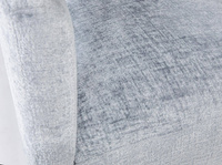 Leith LET71B Krzesło tapicerowane jasnoniebieskie