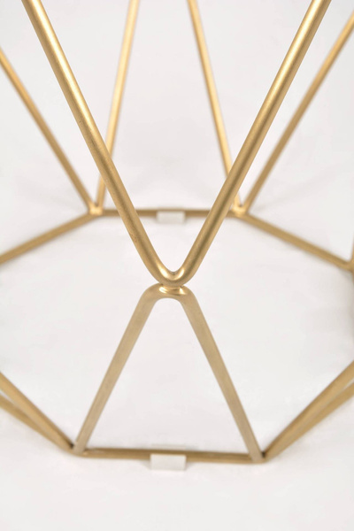 Glamour Gl1715 Stolik kawowy złoty ze stali