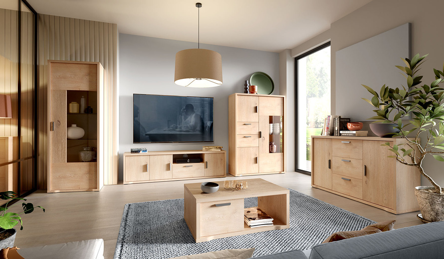 GRANDE-3 - Komoda 3D3S Dąb Cremona