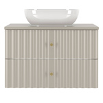 AQUA-01 - Szafka z Umywalką i Blatem 2S 80cm Kaszmir Zestaw-2