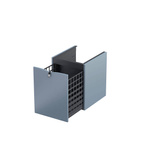 Oristo Szafka Niska SIENA UNI 40 cm Niebieski mat