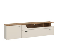 Cut Out CTUF03 - Komoda RTV 1K1D Cashmere Dąb Coast Evoke