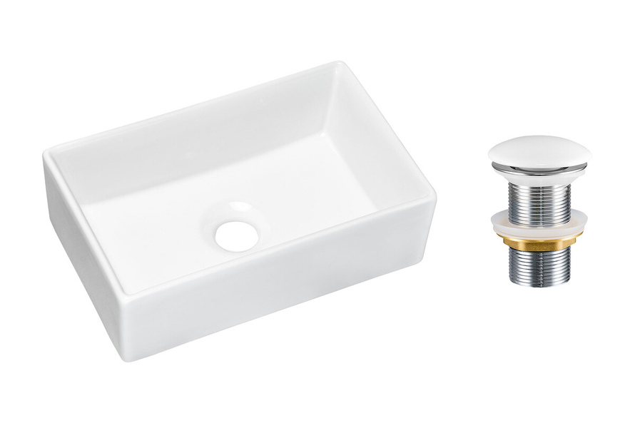 Korek do Umywalek Comad Biały Połysk