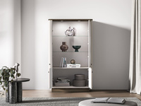 Witryna 4-drzwiowa VILAVIO 02 Dąb Windmill Dark Cashmere