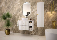 AQUA-03 - Słupek Wysoki 1-drzwiowy 130cm Biały Mat