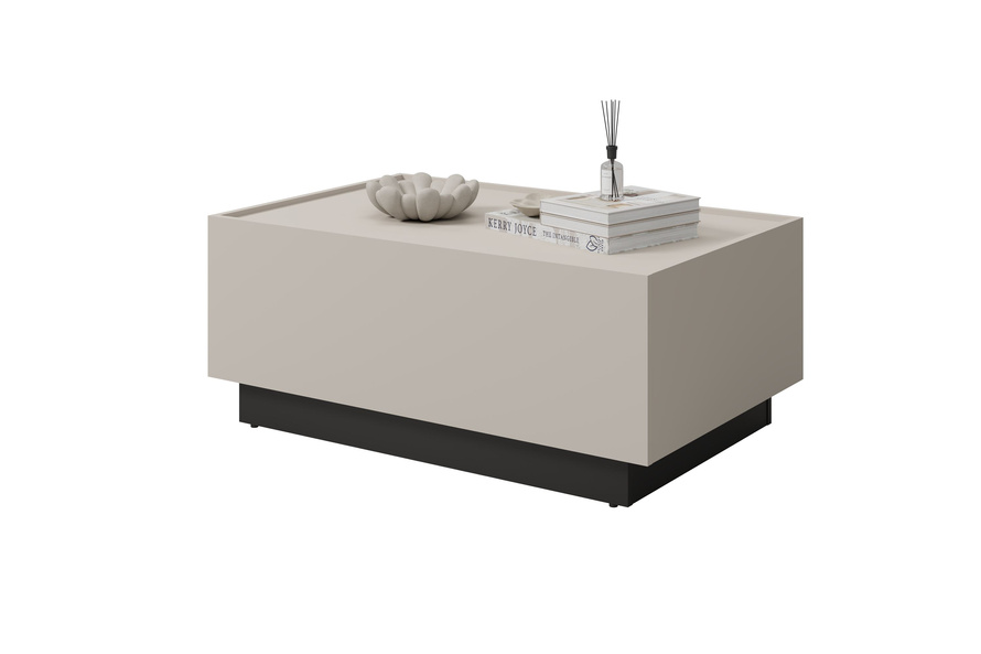 Eko - Stolik Kawowy Rozsuwany Kaszmir Czarny Onyx