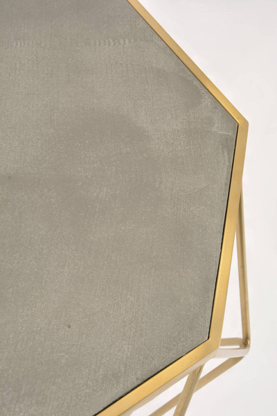 Glamour Gl1715 Stolik kawowy złoty ze stali