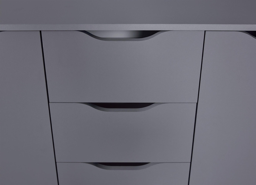 Komoda Silenzia 2T4S szara grafitowa