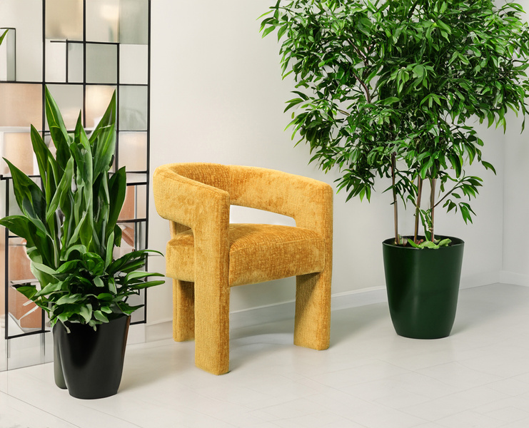 Leith LET71OG Krzesło tapicerowane