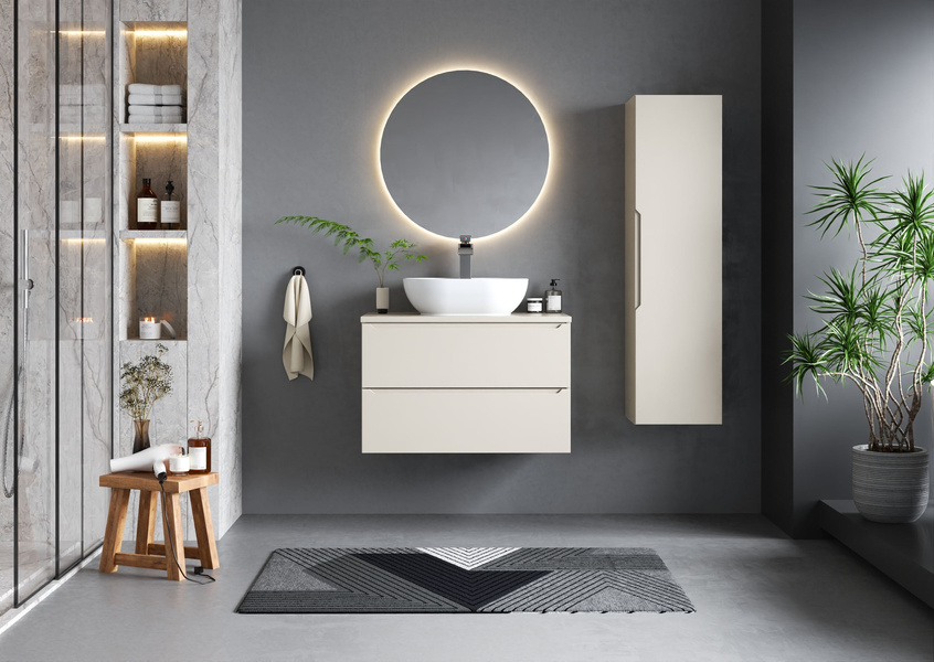 ETNA-01 Szafka Pod Umywalkę 2S 80 cm Kaszmir