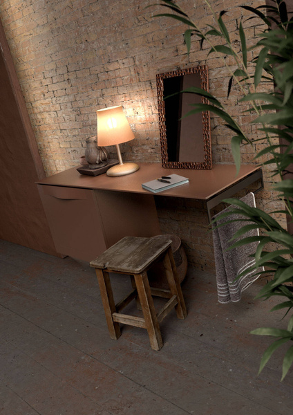 Oristo SKAGEN UNI Szafka pod Umywalkę 60 cm Czerwony