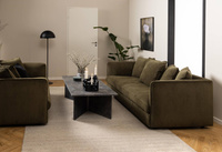 Actona Stolik Kawowy Vega Ciemnobrązowy 140 cm