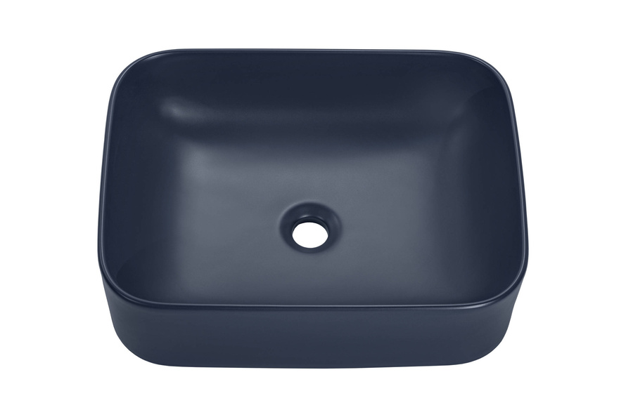 Umywalka Nablatowa Ceramiczna UN-KAMA-MNB-50 Granatowy Mat