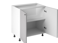 Szafka Kuchenna Dolna 2-drzwiowa D80 Linea Grey Szary Mat