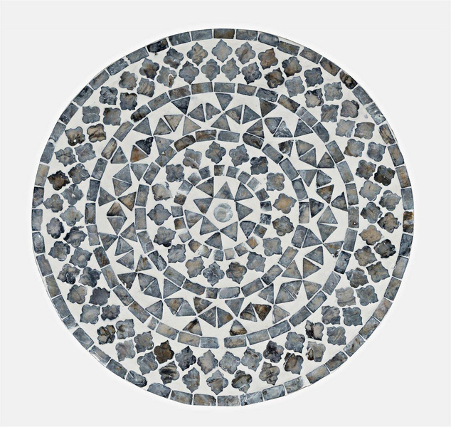 AV1730-28GT Stolik okrągły Avola Grey Tribal