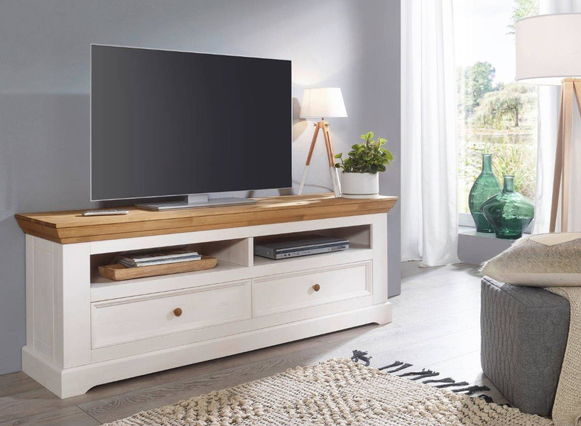 Biała komoda RTV Marone_01