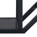 Seaford Półka Ścienna Czarna