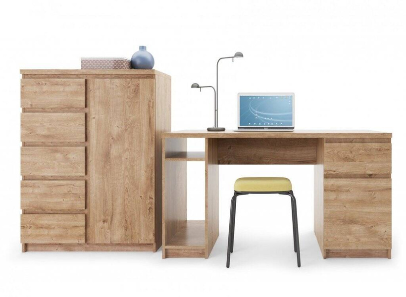 Fribo FRIK01 - Komoda 1D5S Dąb Ribbeck Złoty