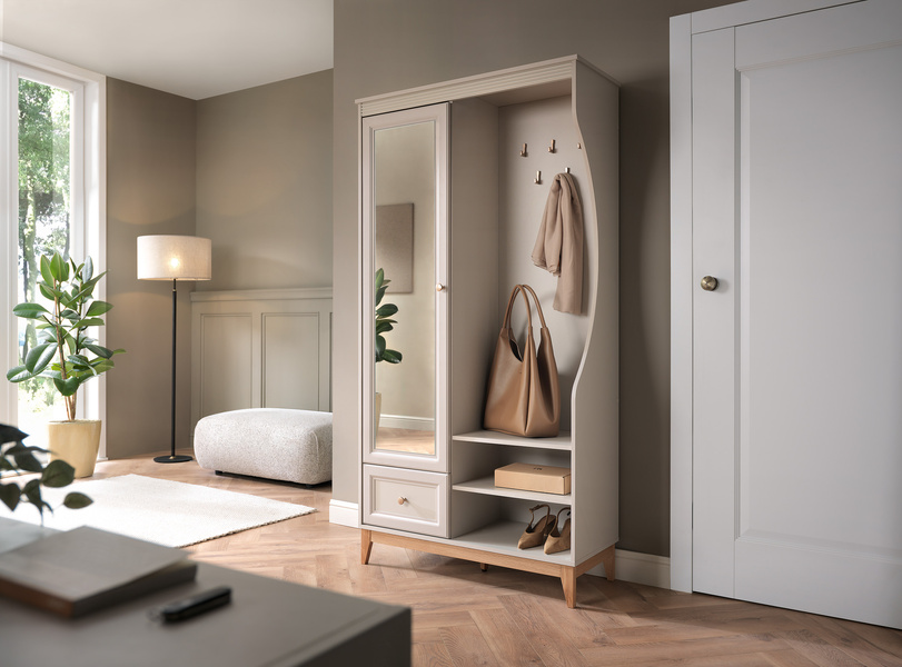 WINDSOR - Garderoba 1D1S z Lustrem Cashmere