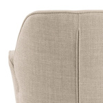 Aura beżowe krzesło z podłokietnikiem