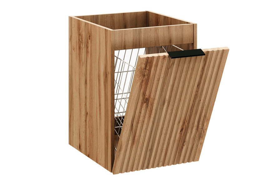 Adel Oak Szafka pod Blat 40 cm 1 Drzwi z Koszem na Pranie