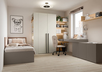 WOOW WO-12 - Łóżko Rozkładane Clay Gray