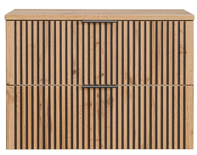 Szafka pod umywalkę 80 cm Xilo Black Wotan