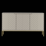 ASPEN-03 - Komoda 3-drzwiowa Kaszmir Złoty Stelaż