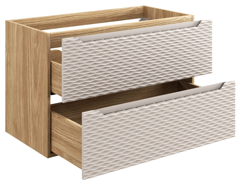 Szafka Pod Umywalkę 90 cm 2S OCEAN BEIGE