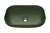 Umywalka Nablatowa Ceramiczna UN-NELI-MFG Zielony Mat