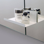 Oristo półka lustra 20 cm biała mat