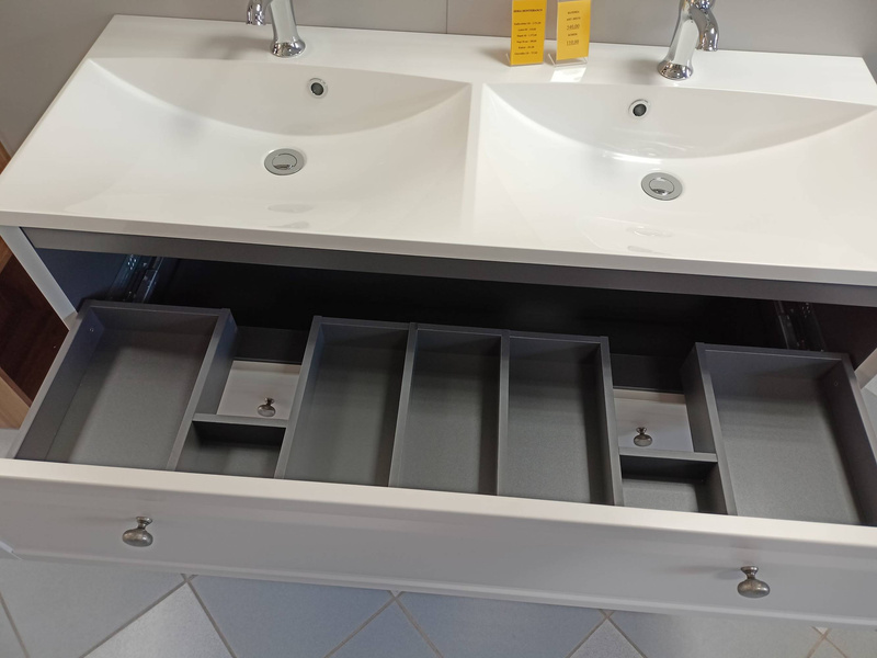 Oristo Szafka z umywalką MONTEBIANCO 120 cm piaskowa