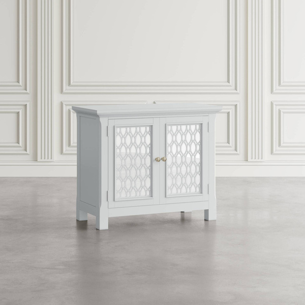 Biała komoda drewniana Avola AV2251-38