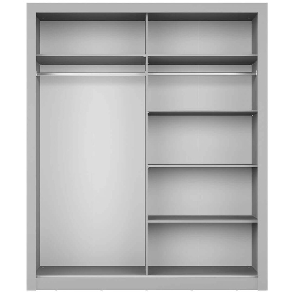 ARTI AR-03 - Szafa Przesuwna 2-drzwiowa Szara