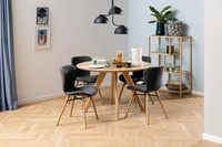 Actona Krzesło Batilda Antracyt Dąb