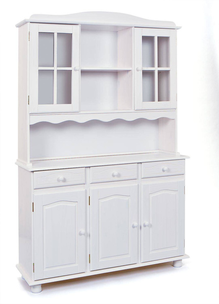 Kredens SIENA drewniany biały