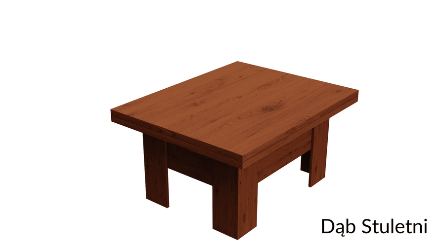 ERYK - Ławostół Ława Rozkładana Stolik Kawowy Dąb Stuletni